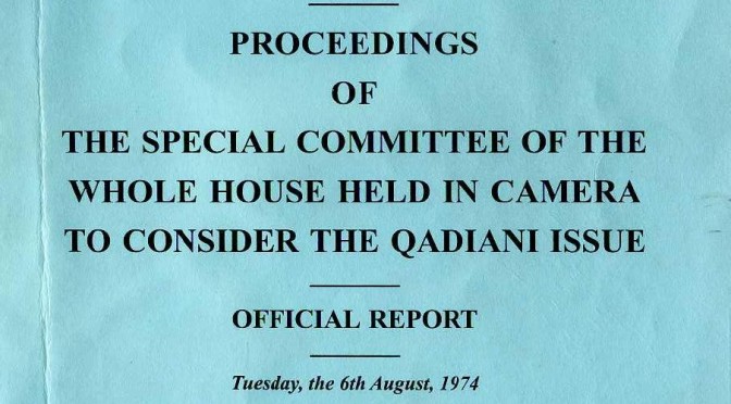 Pak 1974 NA Committe Ahmadiyya Part 02