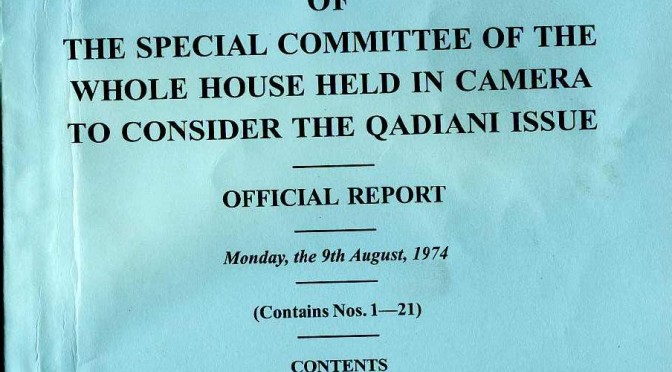 Pak 1974 NA Committe Ahmadiyya Part 05